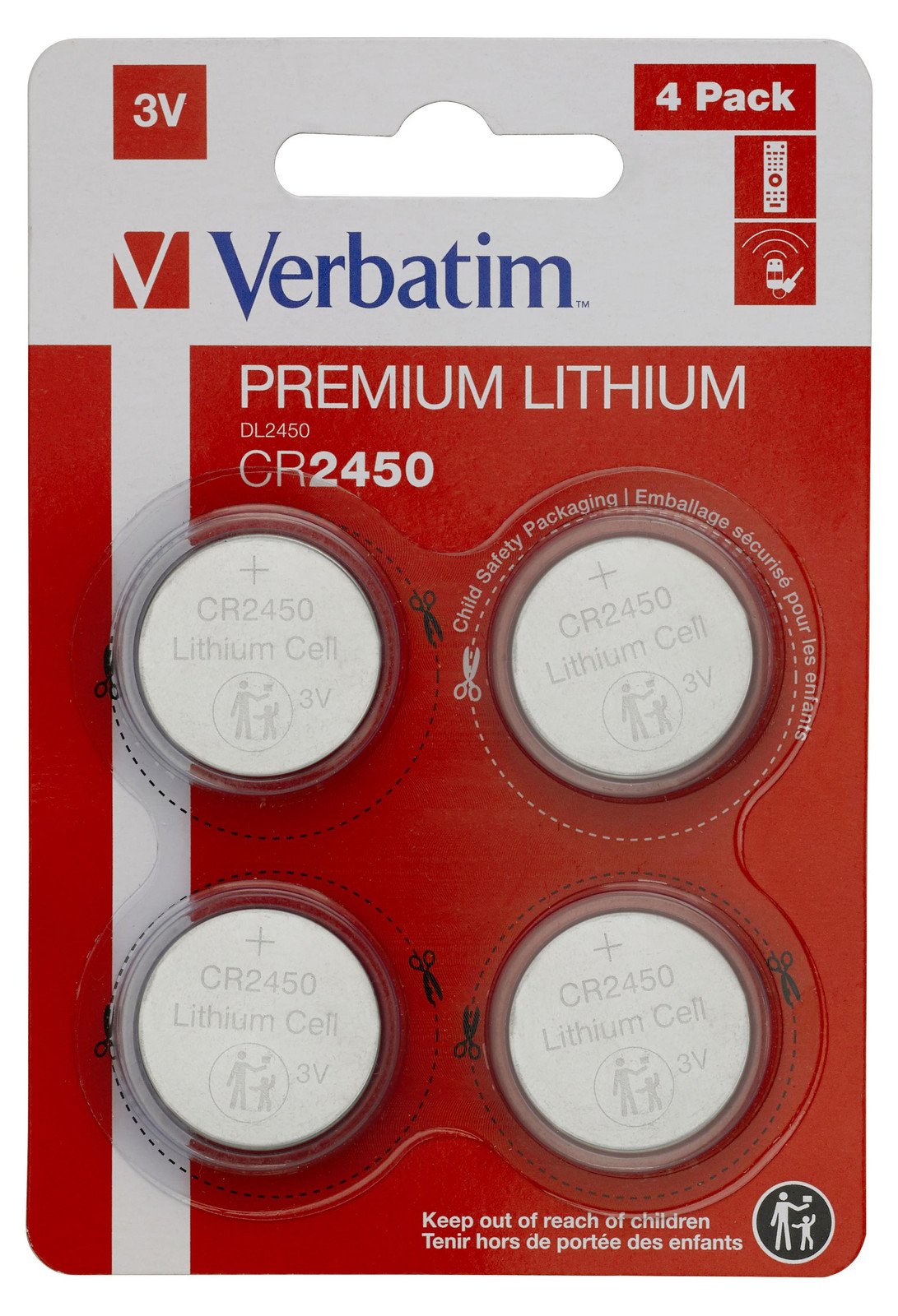 Verbatim CR 2450 Lithiumbatterij 49535