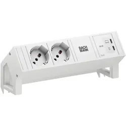 Bachmann DESK2 white 2xP40 1xUSB BM0022114