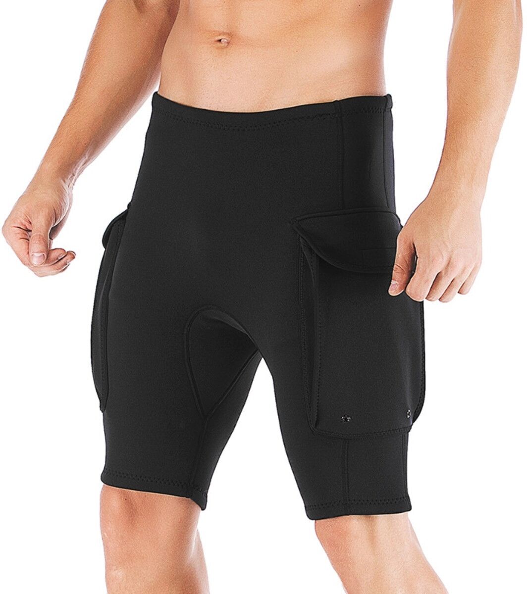 INF Thermische Badehose - Rubber90%+Nylon10% Neopren-ähnliche Shorts für kaltes Wasser, Anti-Quallen & Anti-Kratzer, Leicht XXL