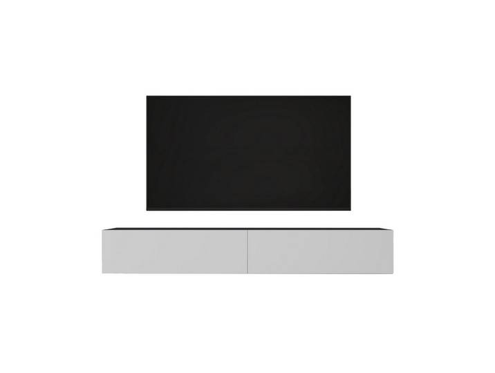 Mai & Mai Lowboard TV Schrank Fernsehschrank Hängend H:30cm Holz Sideboard, Verdeckter Griff mit Soft-Close Lowboard