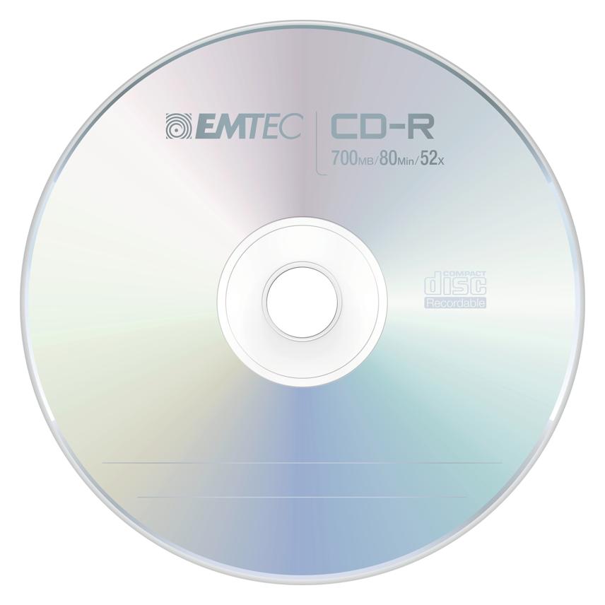EMT EMTEC CD-R 700MB 52x, 25er CakeBox (ECOC802552CB)