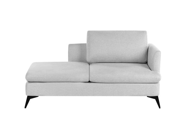 CHAISELONGUE-RECHTSSEITIGE Stoff Hellgrau Sievoz