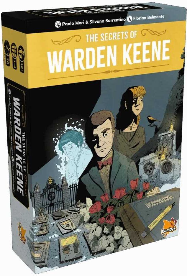 The Secrets of Warden Keene Board Game - Story-led Mystery Game, Ages 8+, by Bombyx