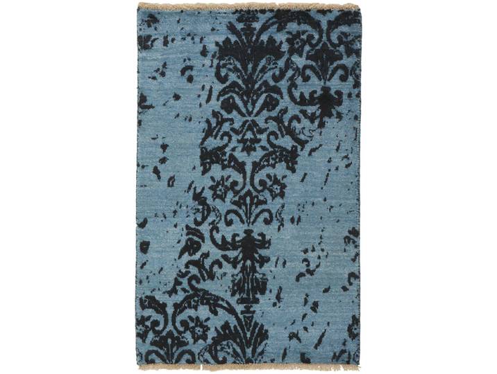 Sindhi Teppich 59x91 Handgeknüpft Modern Orientteppich Designteppich