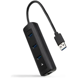 Nanocable Hub USB 10.16.4604 Schwarz (USB-C, 1 Port), Dockingstation + USB Hub, Schwarz