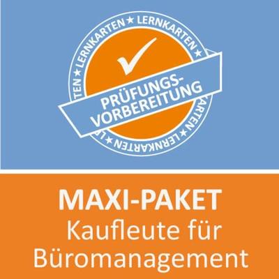 Maxi-Paket Lernkarten Kauffrau für Büromanagement Prüfungsvorbereitung, Set von Becker Daniel,Princoso GmbH, Princoso, 978-3-96159-130-5
