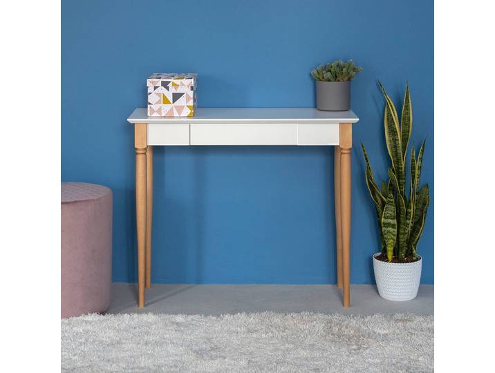 Bureau Mound 85 x 74 x 40cm Blanc/Blanc