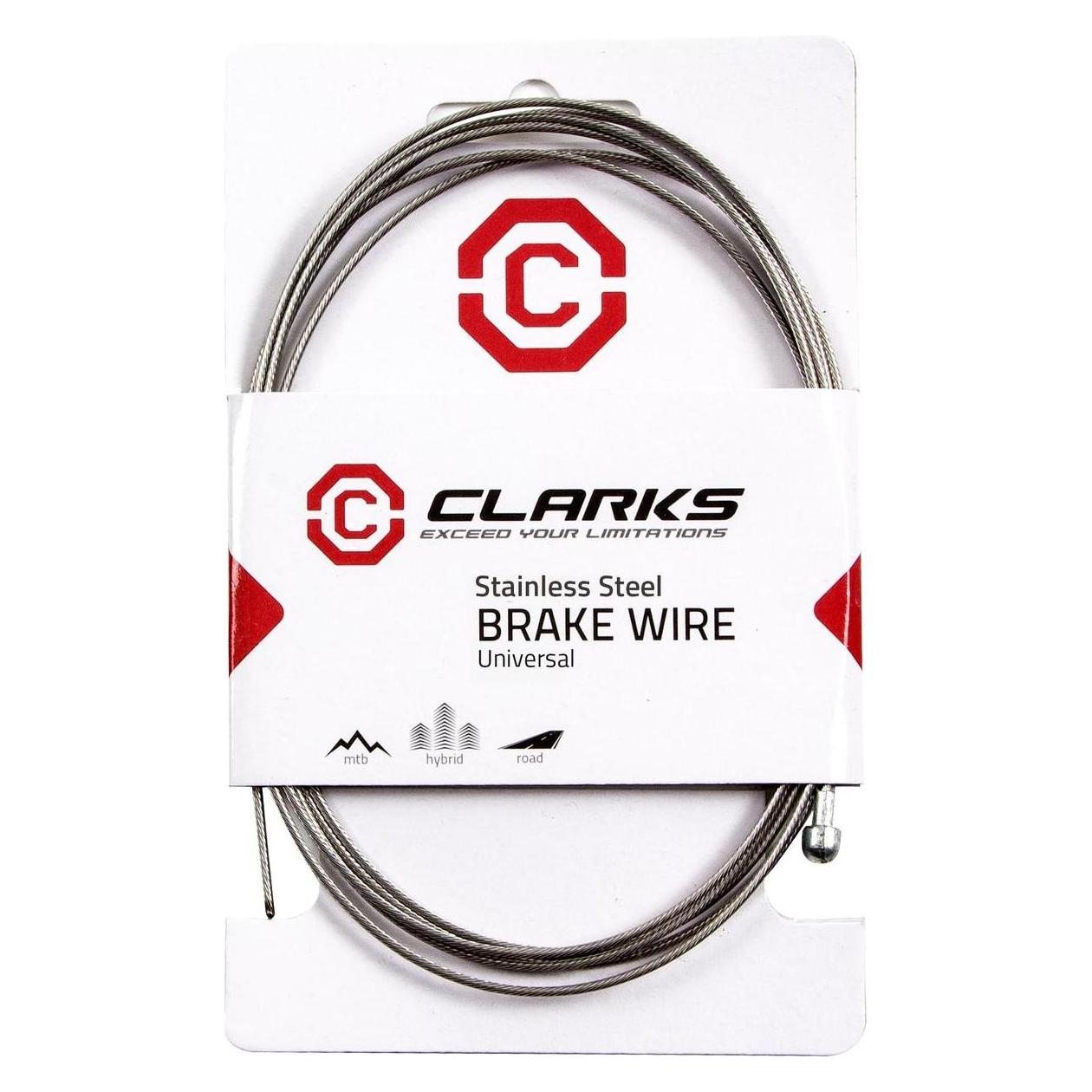 Clarks Bremskabel, Edelstahl, Strasse (506164)