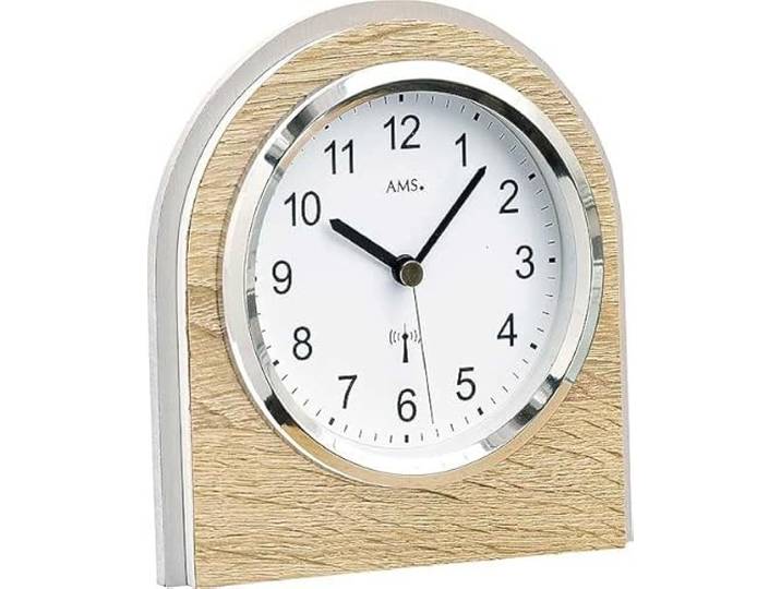 AMS 5199 Tischuhr Design, 13 x 13 x 6 cm