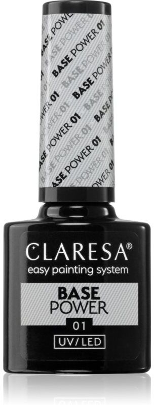 Claresa UV/LED Base Power base coat gel for gel nails shade 01 5 g