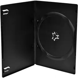 MediaRange DVD-Leerhülle, schmal, für 1 Disc maschinenfähig, Optische Medien Zubehör