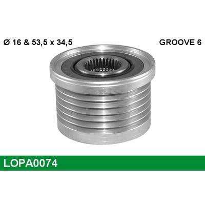 LUCAS Generatorfreilauf lopa0074