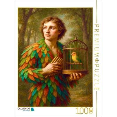 CALVENDO Puzzle Papageno, der Vogelfänger aus 'Die Zauberflöte' | 1000 Teile Lege-Größe 64x48cm Foto-Puzzle für glückliche Stunden