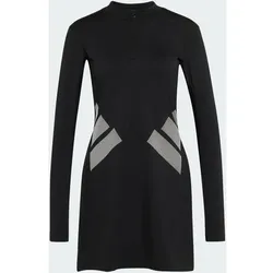 ADIDAS LOGO LONG SLEEVE SWIM TOP, Größe 30 in Schwarz Schwarz