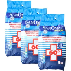Sanomat Hygiene Voll- & Desinfektionswaschmittel im 8 kg Kunststoffsack