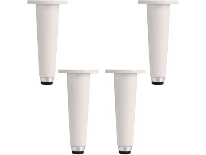 IGrobhuqk Möbelbeine aus Aluminiumlegierung Mehrfarbige mehrere Größen for Sofa, Schrank, Tisch, Stuhl: Höhenverstellung aus Aluminiumlegierung(Wit,260mm/10in)