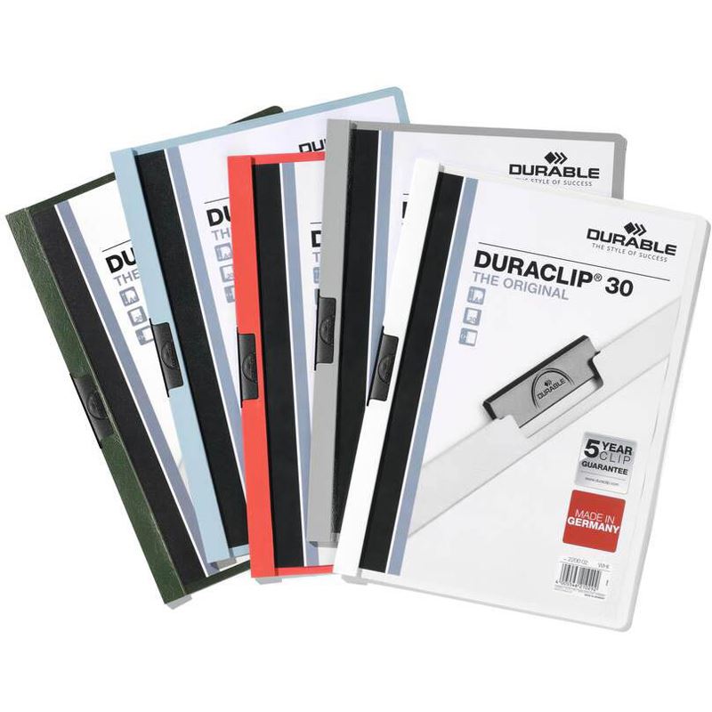 DURABLE 25 Klemmhefter DURACLIP farbsortiert