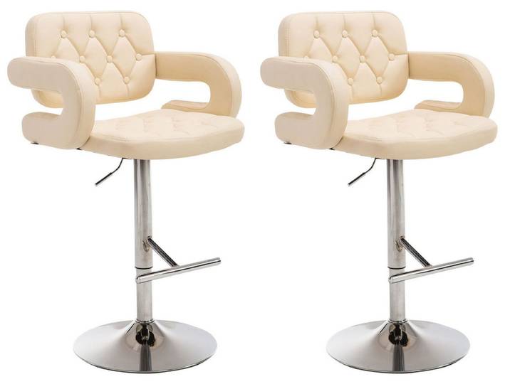 PROREGAL® Barhocker Barstuhl CAPE TOWN (2 St)