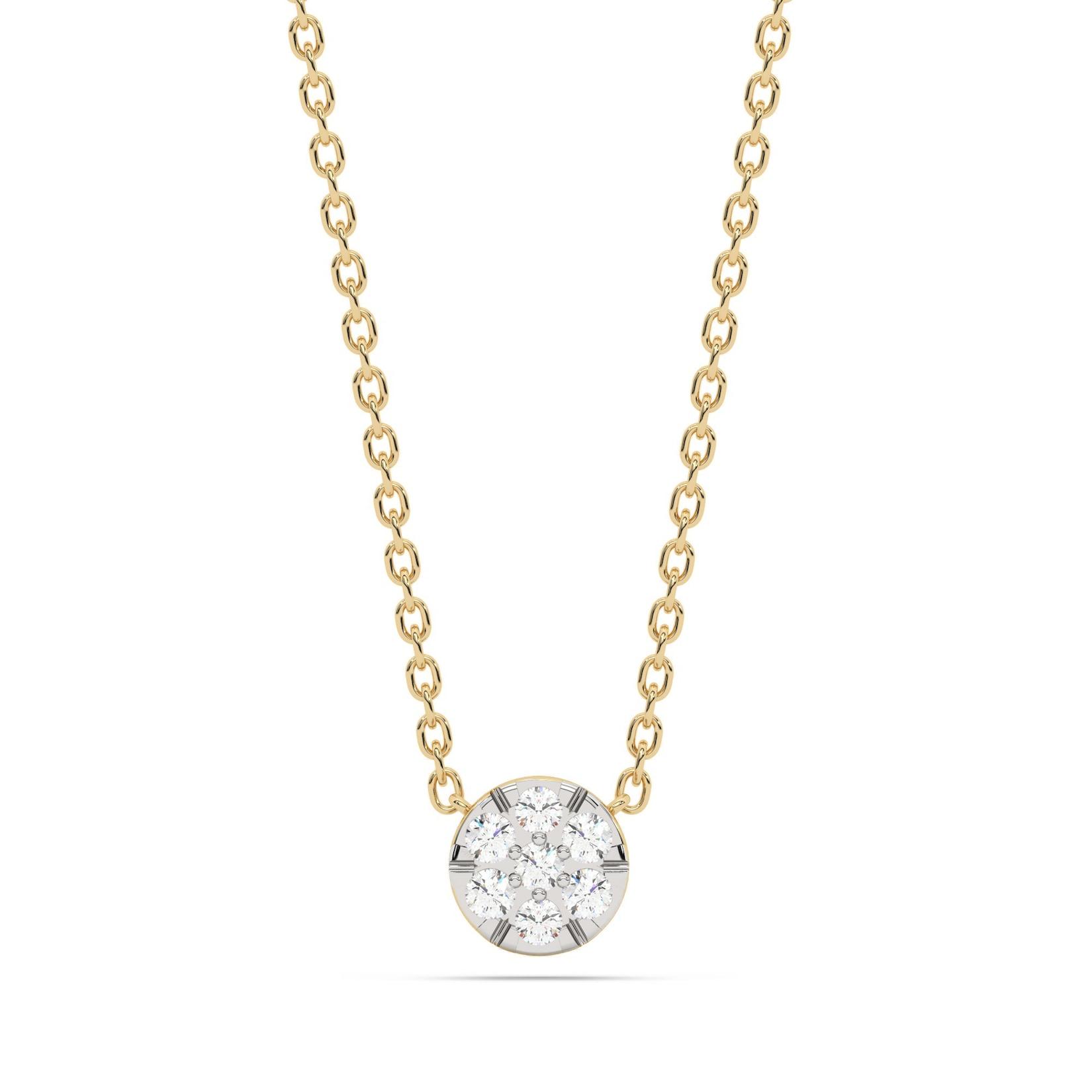 Diam Addict Halskette 585 Gelbgold mit im Labor gezüchteten Diamanten