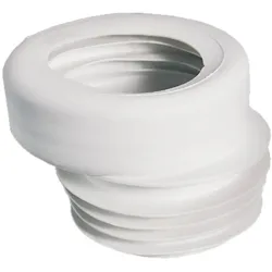 WC-Anschluss exzentrisch Ø 100 x 90 mm Farbe: Weiß