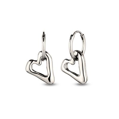 Elli "Ohrringe Creolen Herz 925 Sterling Silber"