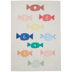 Lytte Kinderteppich Pepe Multicolor 120x170 cm - Teppich für Kinderzimmer