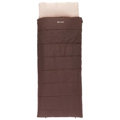 Outwell - Contour Supreme Coffee - Kunstfaserschlafsack Gr 220 x 85 cm Braun