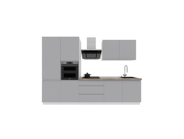 ROYAL24_MARKT Küchenzeile K57-G320 - Velmora - Design, das positive Energie verleiht, (Komplett Set), Edles Design - Top Material - Hochwertig.