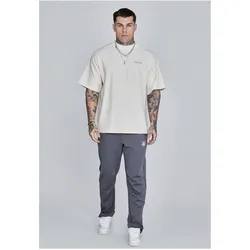 Siksilk, Herren, Sporthose, Jogginghose Essentials Poly Joggers (S), Grau