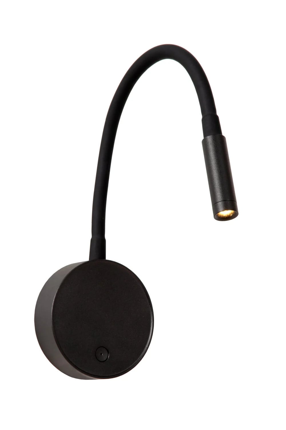 Lucide ASJA Oplaadbare Wandlamp - Zwart - Dimbare LED met 3 stappen - Warm wit