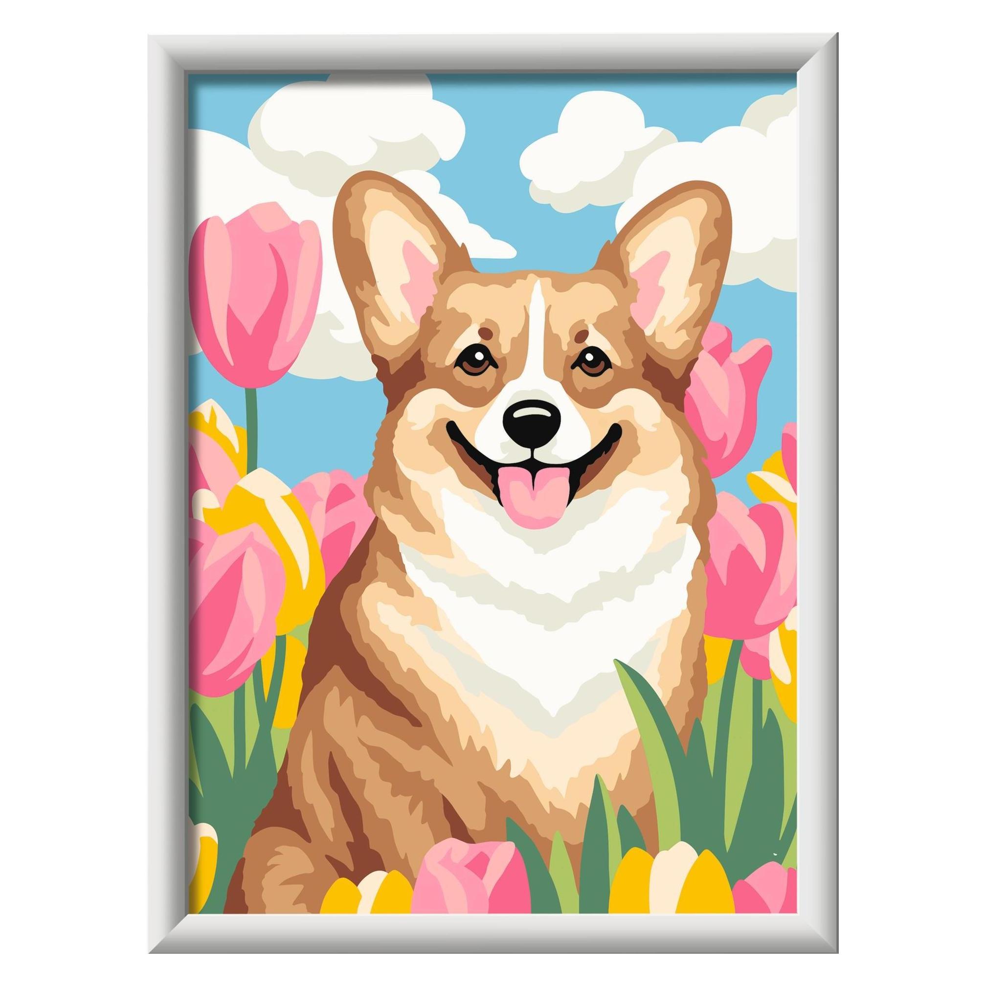Ravensburger CreArt - Malen nach Zahlen - Corgi (120232582-RA)