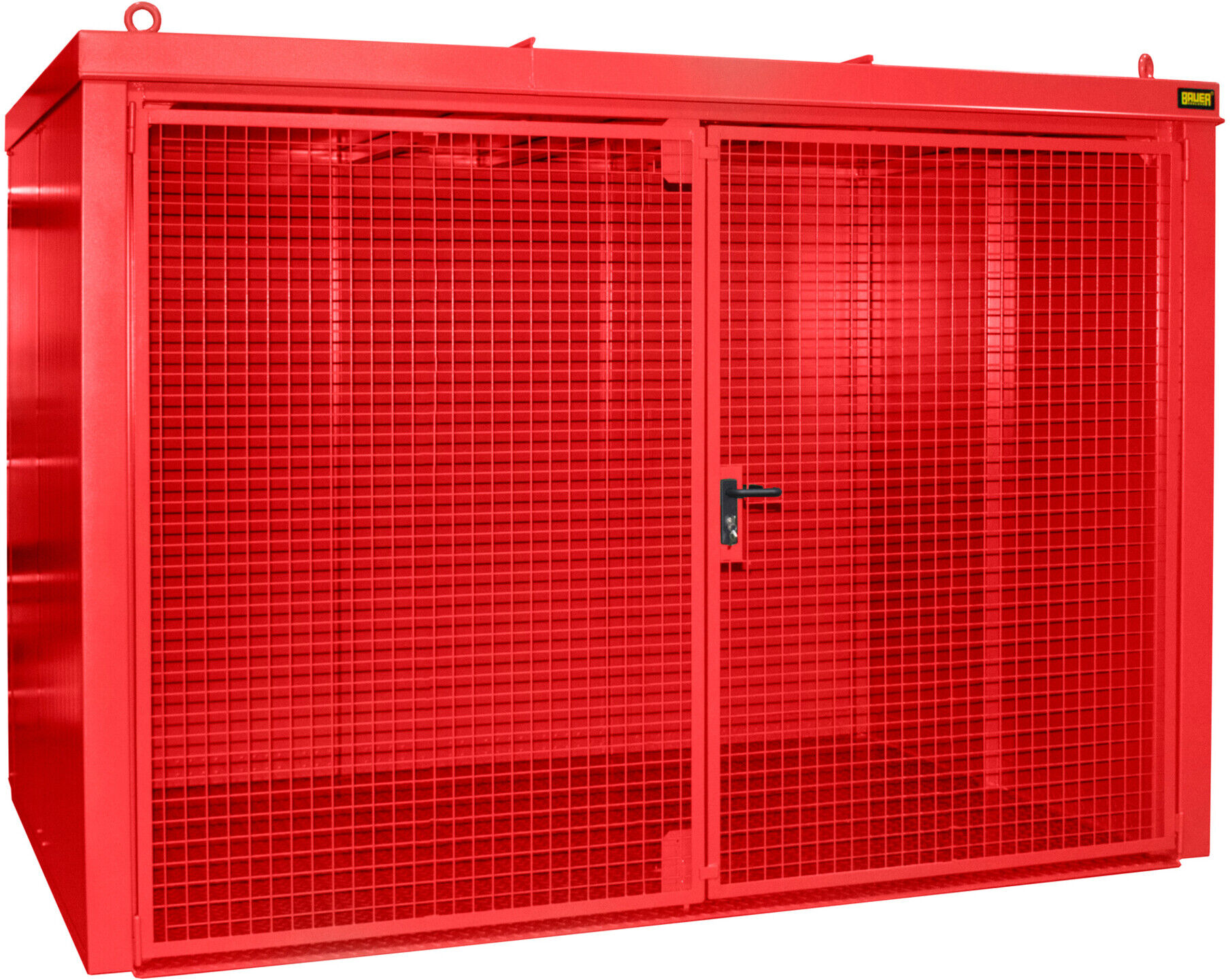 Bauer Südlohn Gasflaschen-Container GFC-B M5, lackiert, Feuerrot (4477-35-0000-3000)