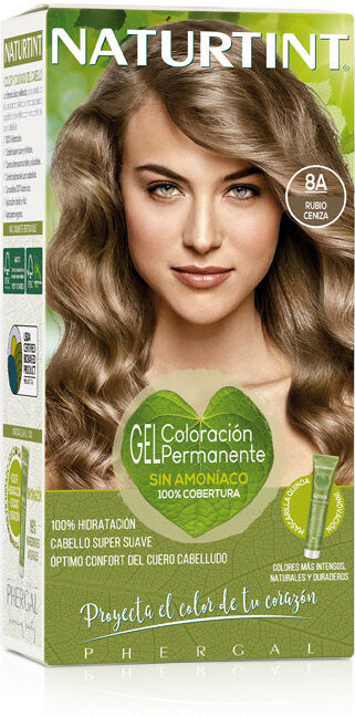 Naturtint Permanent Hair Color Gel, Ammonia-Free Dye 8A Ash Blonde