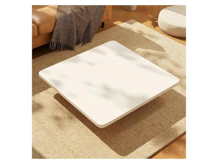 ZCXMNL Quadratische Tischplatte Aus Holz, DIY-Ersatzabdeckung for Die Küchenrenovierung, Hitze- Und Kratzfest for Restaurants/Cafés/Bürotische(C,80x80cm)