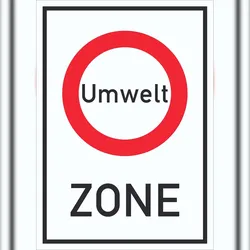 HB-Druck Umweltzone Schild A1 (594x841mm)