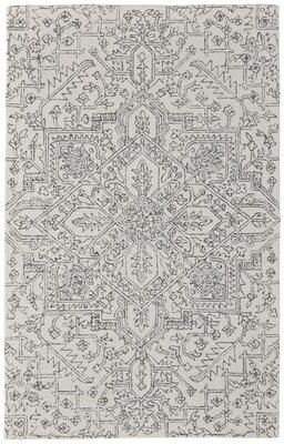 Grand Bazaar Natal Hand Tufted Medallion Transitional Area Rug