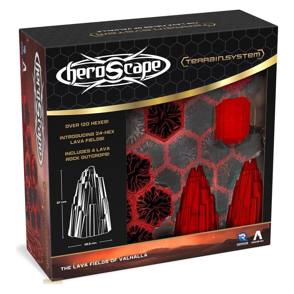 Renegade Heroscape Terrain-Erweiterung The Lava Fields of Valhalla *Englische Version* (Englisch, 2 Spieler) (RGS02792)