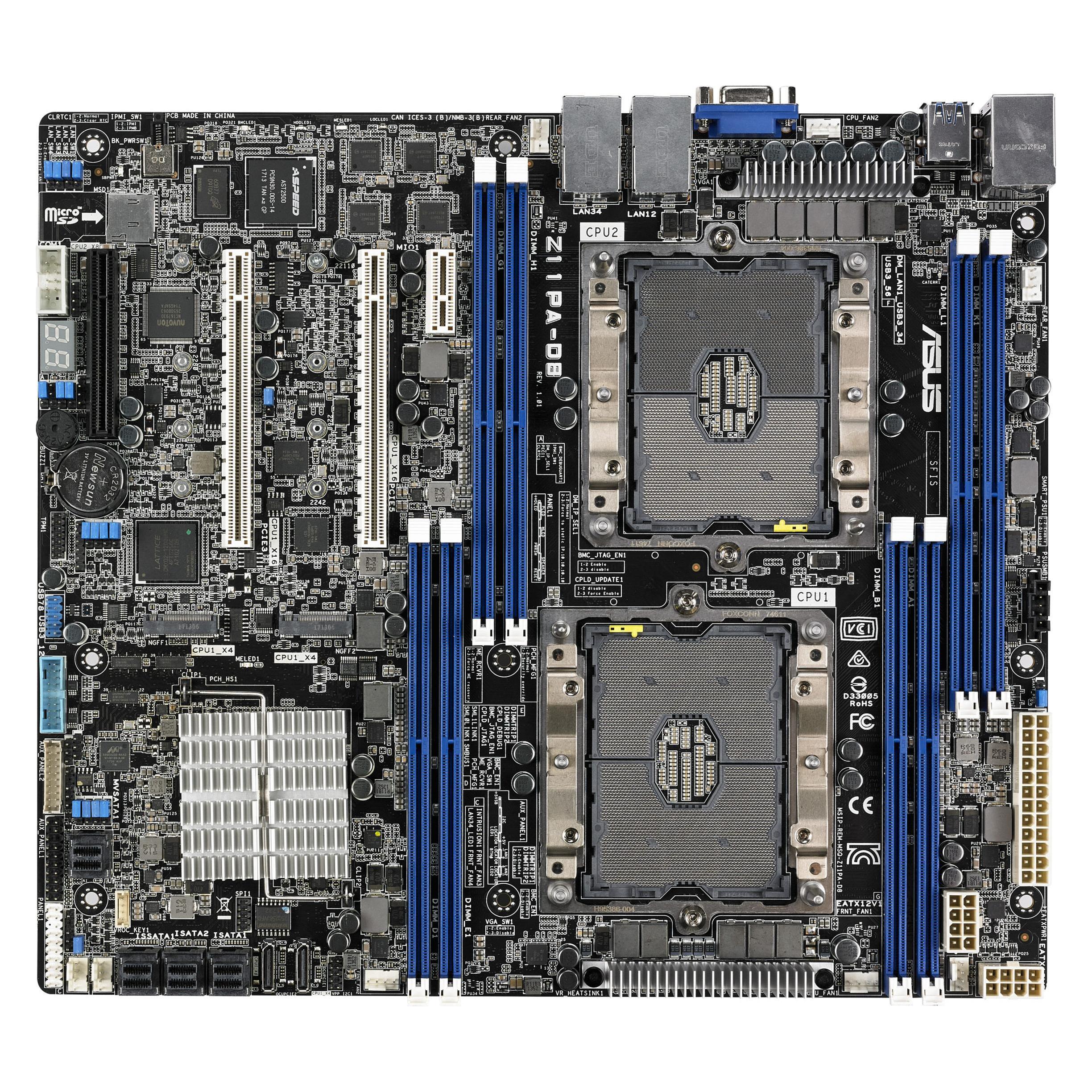 ASUS Z11PA-D8 ASMB9-iKVM (Socket P, Intel C621, SSI CEB) (90SB06H0-M0UAY0)