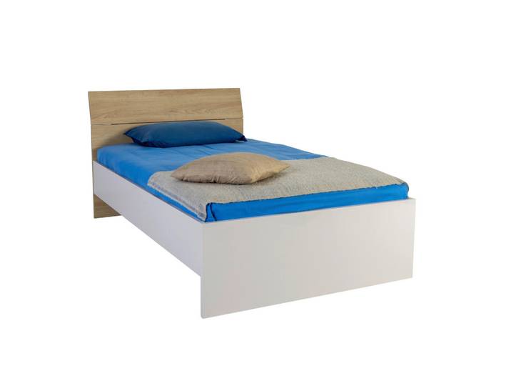 Xora Bett, Eichefarben, Kaschmir, Holzwerkstoff, 120x200 cm, FSC Mix, Schlafzimmer, Bett, Einzelbetten