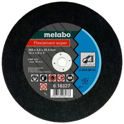 Metabo Flexiamant super Stahl, Trennscheibe, gerade Ausführung - A 36-S - 616339000