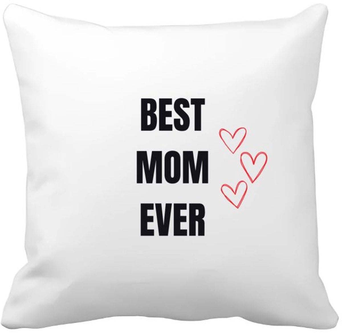 Akyol Best Mom Ever Kussenhoes - Mama - 40 x 40 cm