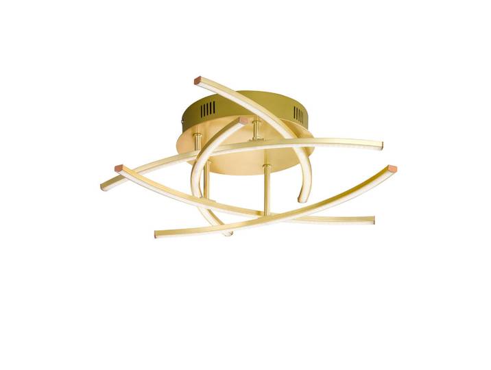 Fischer & Honsel Led-Deckenleuchte, Messingfarben, Metall, 16 cm, Lampen & Leuchten, Innenbeleuchtung, Deckenlampe, Deckenlampen