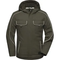 James & Nicholson Unisex Workwear Softshell Padded Jacke Solid Softshell-Jacke JN886