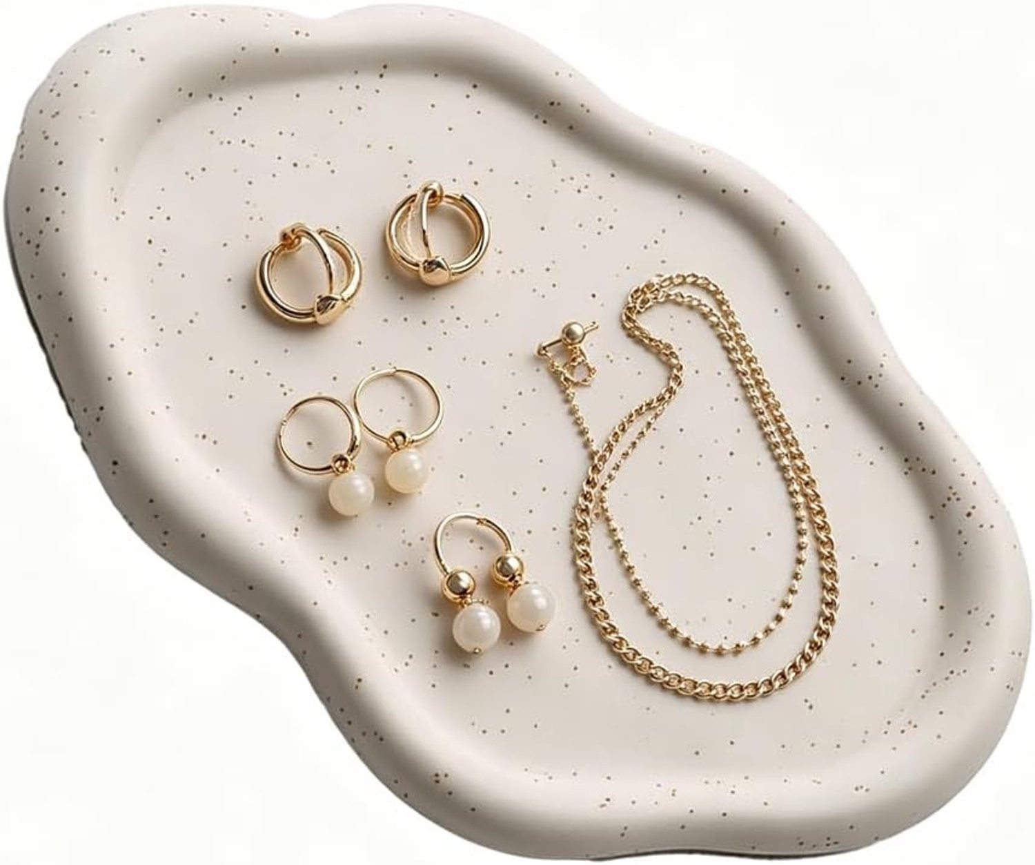 Decoratieve Ovaalvormige Schaal voor Sieraden en Accessoires