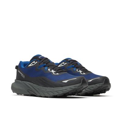 Outdoorschuh MERRELL "AGILITY TRAIL WP", Herren, Gr. 44,5, atmungsaktiv, blau (mariana), Synthetik, Schuhe Outdoorschuh, wasserdicht