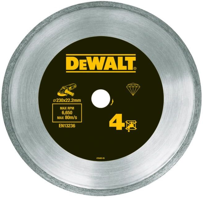 Lame de scie diamant DEWALT frittéeHP4 125 mm DT3736-XJ (DT3736-XJ)