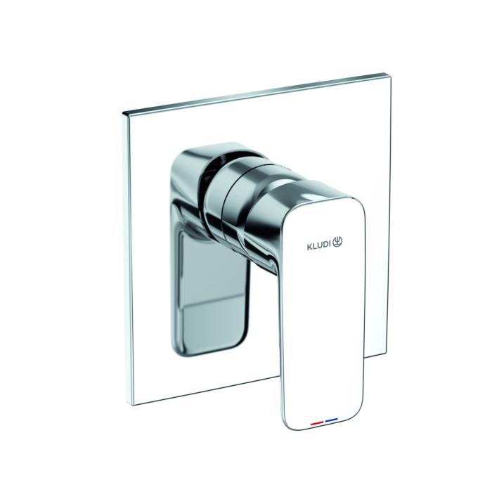Kludi Pure&style Brausearmatur 407550575 Unterputzarmatur, Durchflussmenge 28 l/min, chrom