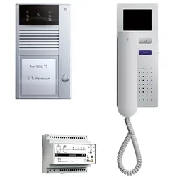 TCS Tür Control Video-Türsprechanlagenset Einfamilienhaus PVC1410-0010