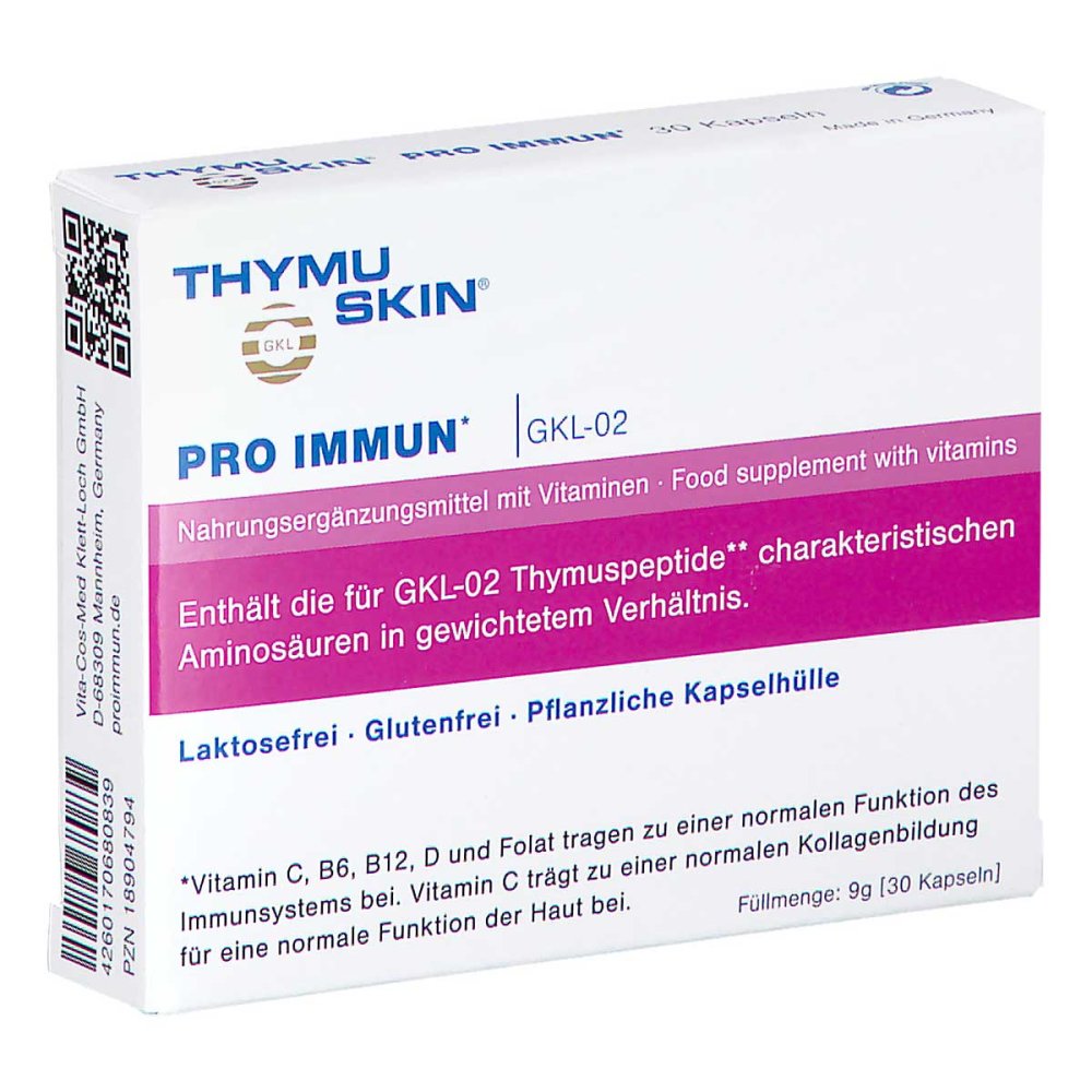 Vita-Cos-Med Klett-Loch GmbH Thymuskin Pro Immun Kapseln 18904794