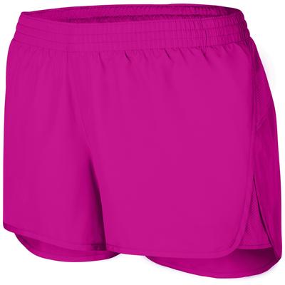 Augusta Sportswear AG2430 Women's Wayfarer Shorts in Power Pink size Medium   Polyester 2430